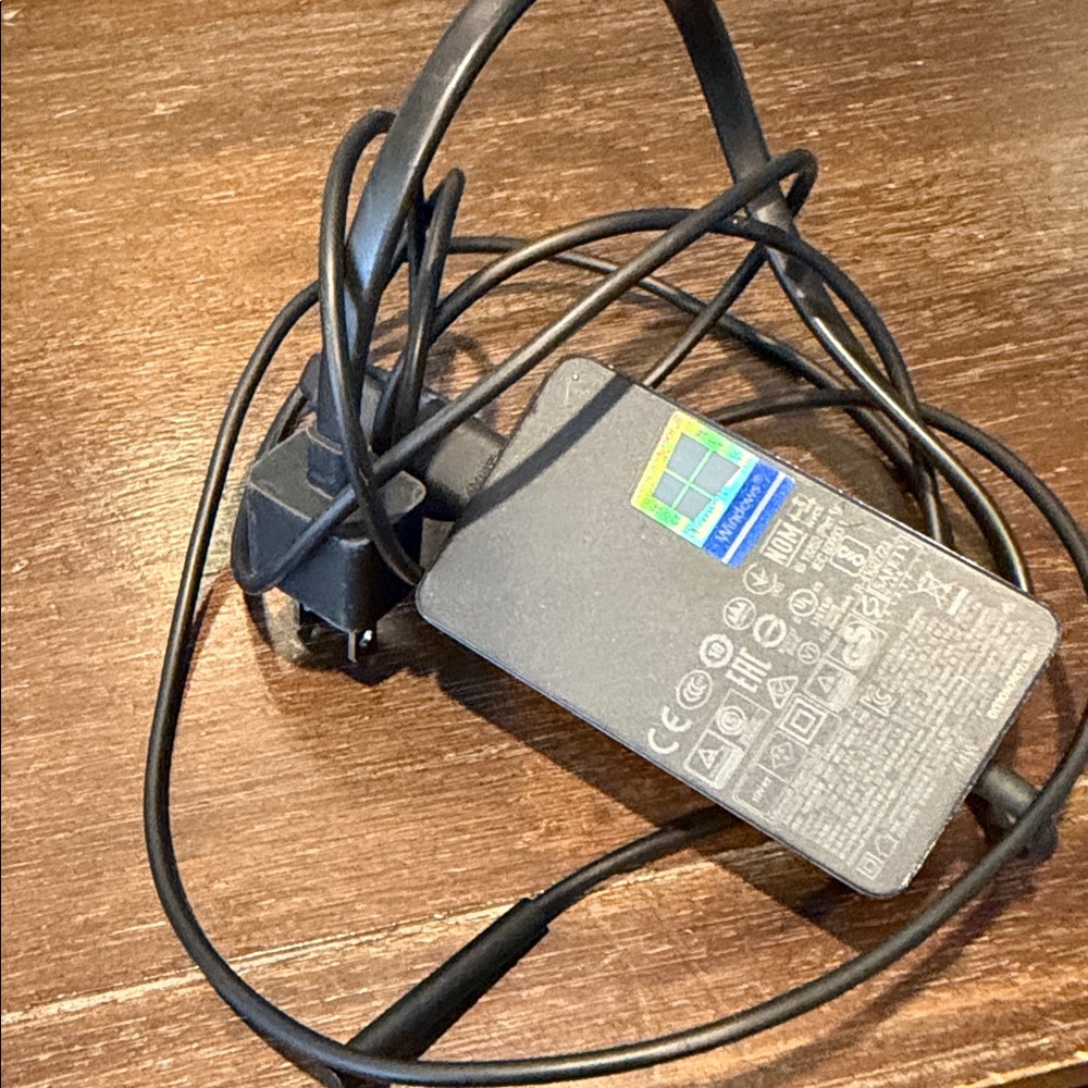Microsoft Surface Black Power Adapter with Cable